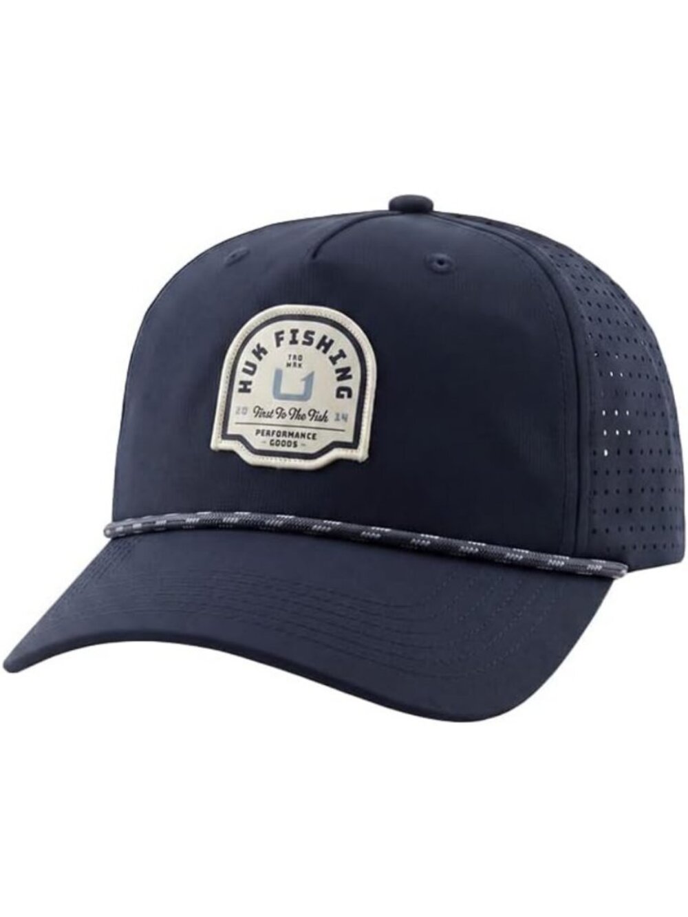 Men's Performance Fishing & Running Cap, Unstructured 5-Panel Snapback